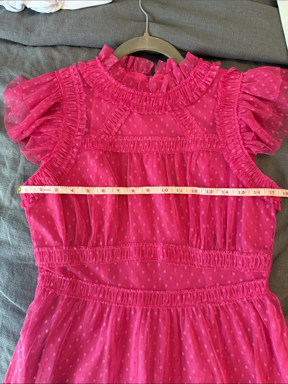 Boden Hot Pink Tiered Maxi Dress - Picture 11 of 17